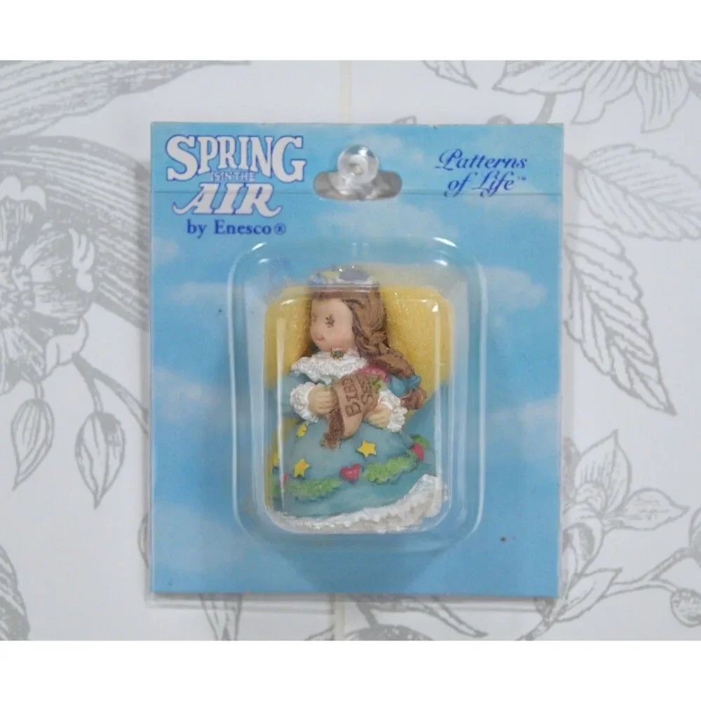 Angel Christmas Ornament Patterns of Life Spring Is In The Air  Vintage Enesco